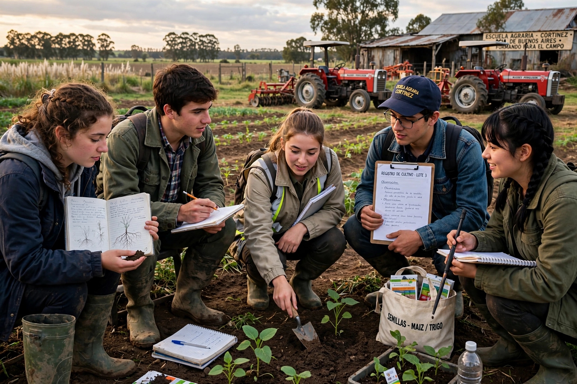 Los pibes de Cortinez que eligen el campo: de la escuela agraria a la UNLu y vuelta a casa